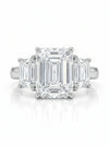 Cushion Cut 18KT White Gold Lab Grown Diamond Ring