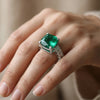 Beautiful Cushion Shape Lab Grown Diamond Halo wedding Ring