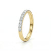 Half Lab Grown Diamond Eternity Wedding Band Ring
