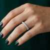 Half Wedding Lab Diamond Band