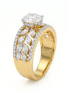 Fancy Lab Created Diamond Wedding Ring
