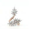 Elysian Twist Diamond Ring, Lab Grown Diamond