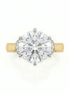 Lab Created Regal Bloom Solitaire Ring