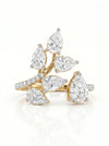 Beautiful Lab Created Diamond Engagement Ring In 18k Yellow Gold