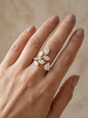 Beautiful Lab Created Diamond Engagement Ring In 18k Yellow Gold