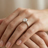 Italian Style luce Solitaire Lab Diamond Ring