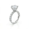 4 CT F VS1 IGI Round Shape Bridal Lab Diamond Ring