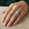 4 CT F VS1 IGI Round Shape Bridal Lab Diamond Ring