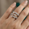 Twilight Bloom Lab Grown Bridal Diamond Ring