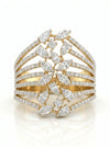 Aurora Flora Lab Grown Diamond Wedding Ring