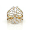 Aurora Flora Lab Grown Diamond Wedding Ring