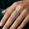 Aurora Flora Lab Grown Diamond Wedding Ring