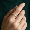 Lab-Grown Diamond Open Band Ring – Elegant Pave Design in Gold