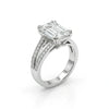 5.03 CT F VS1 IGI Emerald Shape Solitaire Wedding Diamond Ring