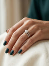 1 CT Heart Shape Lab Grown Diamond Ring