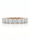 18kt Rose Gold Wedding Lab Grown Diamond Band