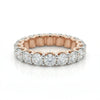 18kt Rose Gold Wedding Lab Grown Diamond Band