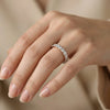 18kt Rose Gold Wedding Lab Grown Diamond Band