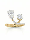 Fancy Lab Grown Diamond Ring-18KT Gold
