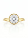 1.52 carat E VVS1 IGI certified Round Lab Grown Diamond Solitaire Ring
