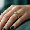 1.52 carat E VVS1 IGI certified Round Lab Grown Diamond Solitaire Ring