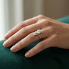 Pear-cut lab-grown diamond Ring, set in sleek yellow gold — perfect for engagements, promises, or everyday elegance.