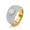 1 carat E VVS2 IGI Certified Round Lab Grown Diamond Wedding Ring