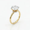 2.83 carat IGI Certified Solitaire Round Diamond Ring With Hidden Halo