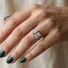 Lab-Grown Diamond Toi et Moi Ring – Pear And Emerald Cut in Gold