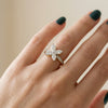 Flower Diamond Wedding Ring