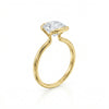 2 ct Solitaire Cushion Cut Lab Grown Diamond Ring