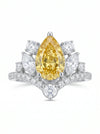 Graceful Teardrop Lab Grown Diamond Beauty