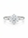 0.76 CT F VVS1 IGI Round Stone Engagement Diamond Ring