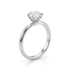 0.76 CT F VVS1 IGI Round Stone Engagement Diamond Ring