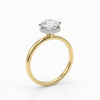 Solitaire Lab Created Hidden Halo Diamond Ring