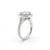Solitaire lab grown diamond wedding ring