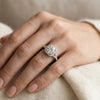 Solitaire lab grown diamond wedding ring