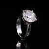 Round Solitaire Diamond Ring in 14K White Gold | Classic Engagement Ring