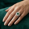 Emerald Lab Create Engagement Diamond Ring