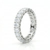 Oval Shape Lab Made Diamond Eternity Band