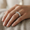 Oval Shape Lab Made Diamond Eternity Band