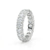 Oval Shape Lab Made Diamond Eternity Band Ring