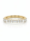 0.25 CT Fancy Lab Grown Diamond Ring-18KT Gold