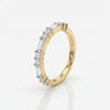 0.25 CT Fancy Lab Grown Diamond Ring-18KT Gold