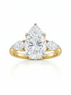 Beautiful Pear Shape 9.09 CT Lab Grown Diamond Ring