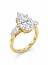 Beautiful Pear Shape 9.09 CT Lab Grown Diamond Ring