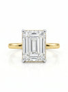 10.75 CT Lab Made Solitaire Engagement Diamond Ring