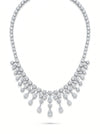 Elegant Fancy Lab Grown Diamond Necklace