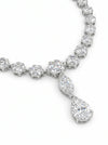 Hexagon Shape Lab Grown Diamond Necklace