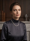 0.15 Pointer Lab Grown Diamond Tennis Necklace